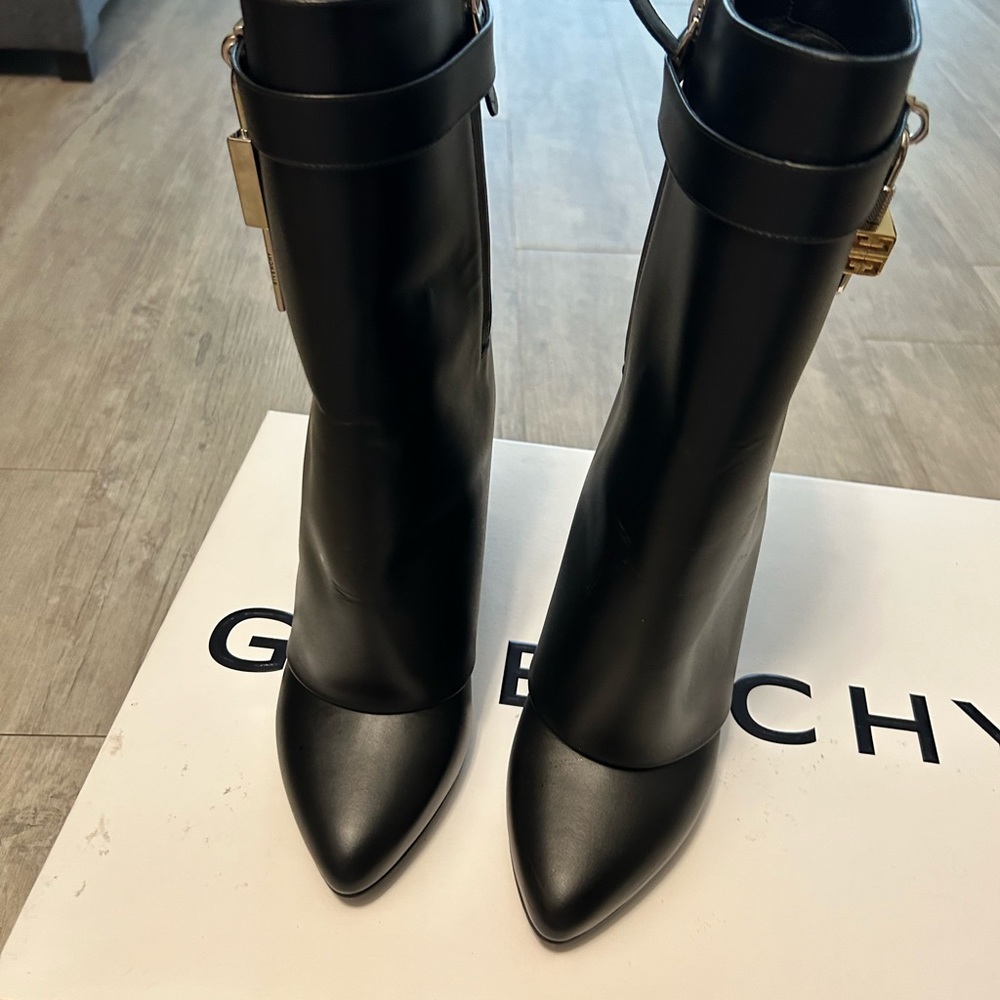 Authentic Givenchy Shark Boots Mid Calf